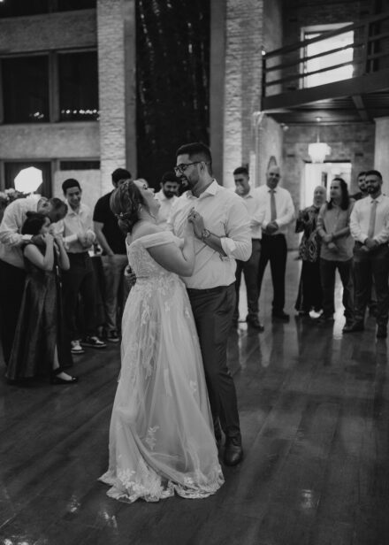 Connie & Taysir share a dance as husband and wife.