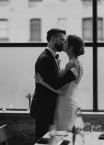 Beth and Matt share their first kiss as a married couple.
